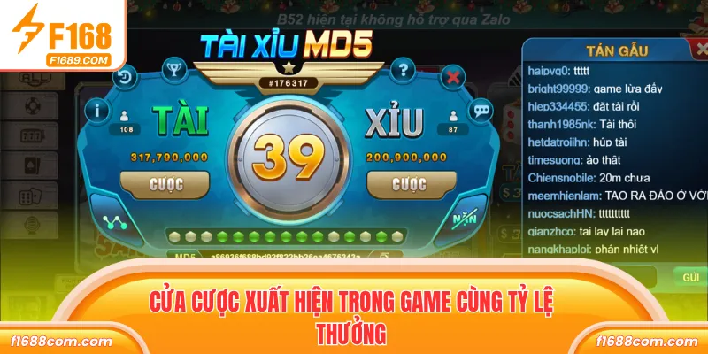 Tài Xỉu Online - 4 Mẹo Giúp Nhận Thưởng Nhanh Chóng 2 Cửa cược xuất hiện trong game cùng tỷ lệ thưởng